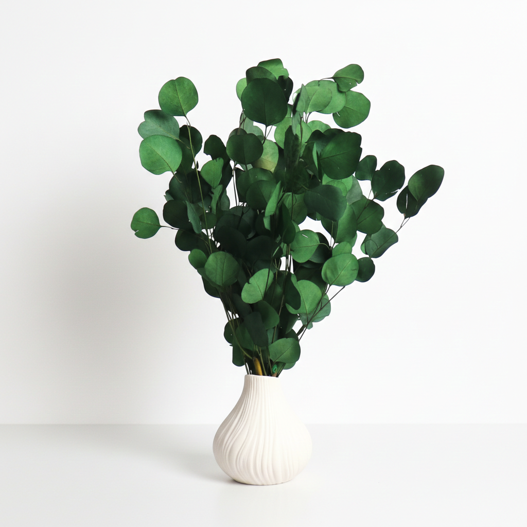 Eucalyptus Populus stabilizovaný zelený – přírodní dekorace do aranžmá